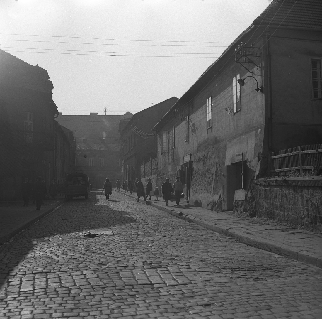 Wieliczka, W. Sikorskiego street, photo Michał Grochal, 1964